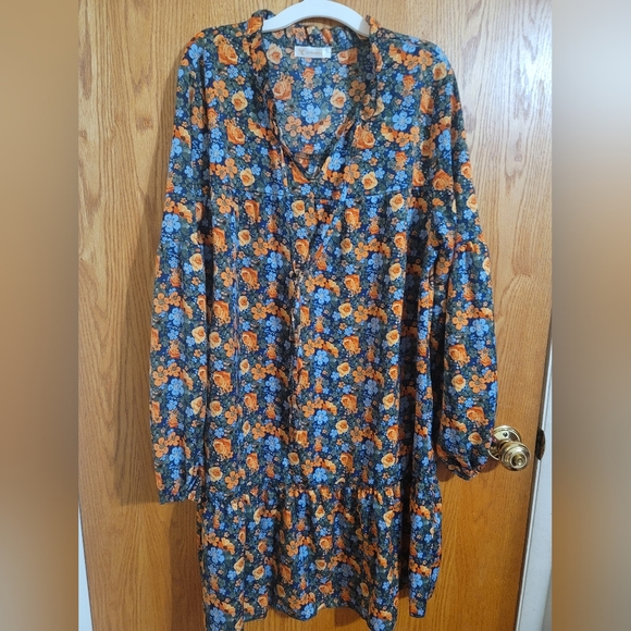 Montana Autumn Dream Cottage Floral Mini Dress - Picture 5 of 5